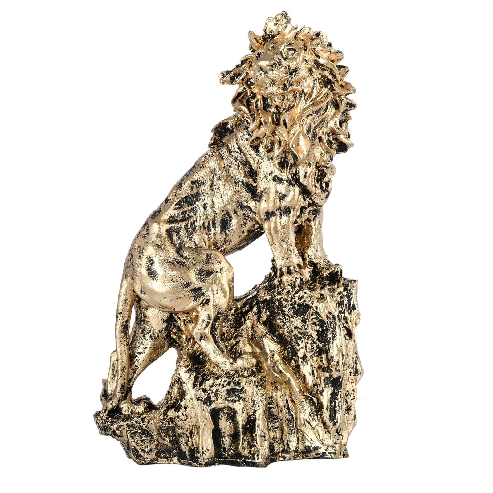King Lion Black Statue - Image 4